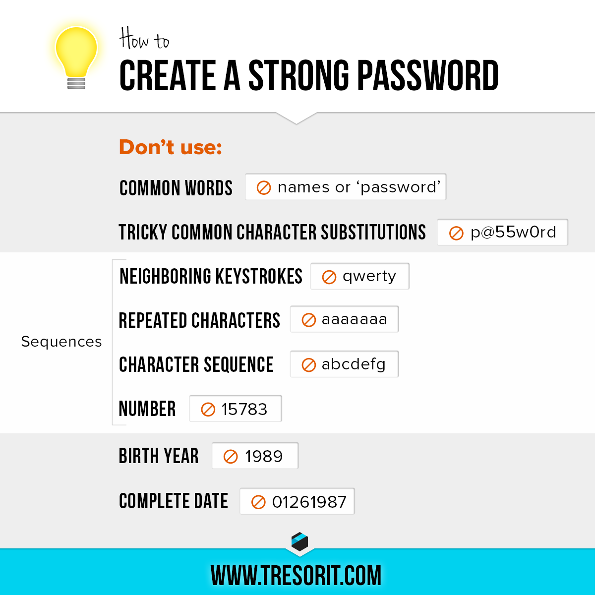 Changing Passwords?  Here is How to create strong passwords