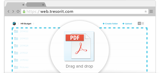Our biggest update yet in 2015 – work securely without installing Tresorit, using your browser