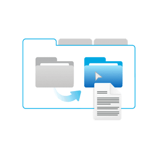 Copy in between main folders