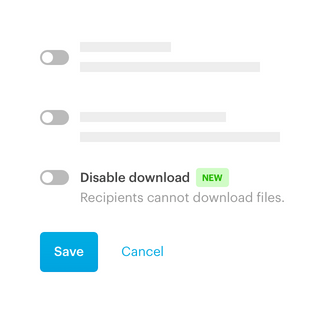 Disable Download