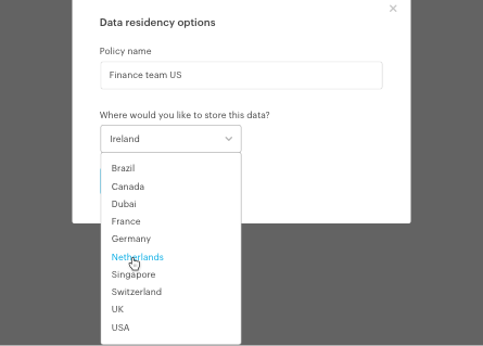 How do Data Residency Options work | Tresorit Users can be assigned to data centers by Tresorit